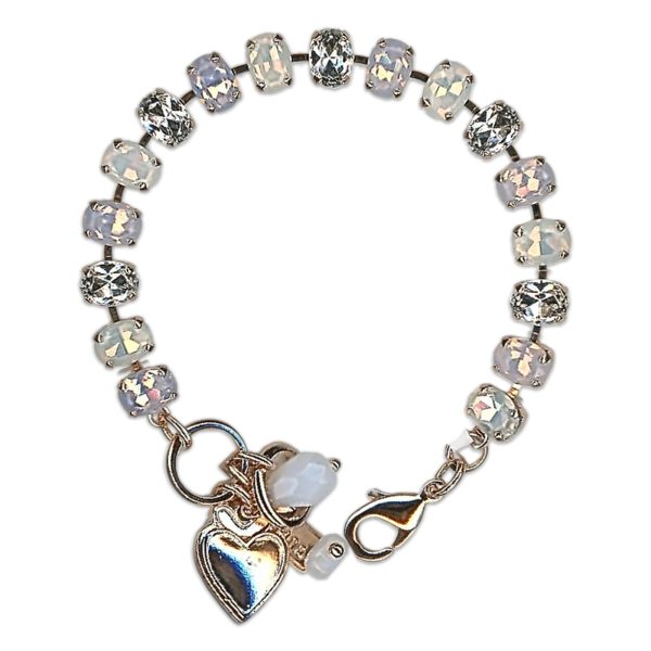 Bracelet by Mariana Woman Timeless Clear and Opal Swarovski Crystals