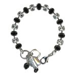 Bracelet by Mariana Woman Exquisite Jet and Clear Swarovski Crystals - Image 3