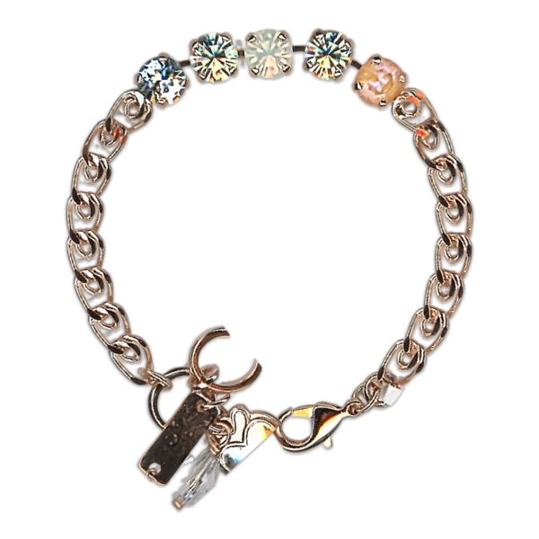 Bracelet by Mariana Woman Gorgeous Peach and Opal Swarovski Crystals