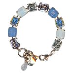Bracelet by Mariana Woman Sophisticated Rose and Opal Swarovski Crystals - Image 2