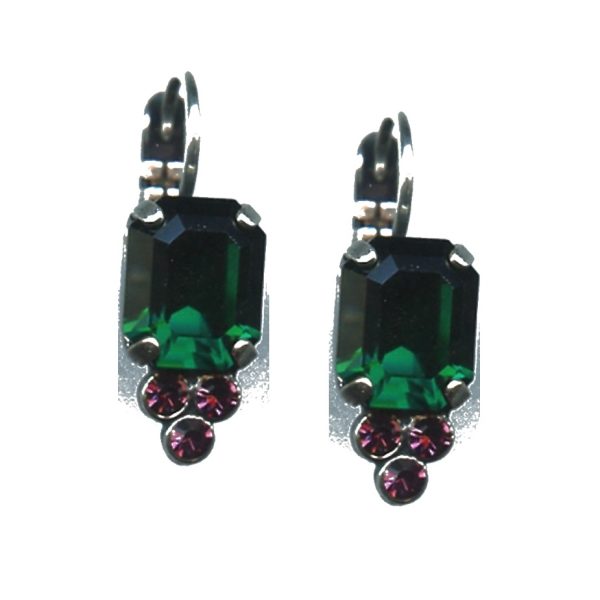 Earrings By Mariana Woman Charming Topaz and Jonquil Yellow Swarovski Crystals
