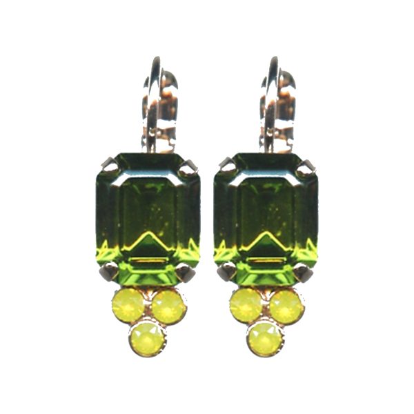 Earrings By Mariana Woman Luxurious Turquoise Swarovski Crystals