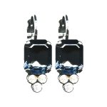 Earrings By Mariana Woman Refined Opal and Montana Blue Swarovski Crystals - Image 2