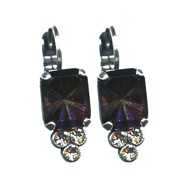 Earrings By Mariana Woman Charming Heliotrope and Crystal Swarovski Crystals
