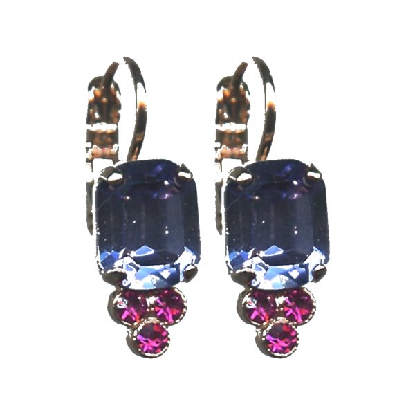 Earrings By Mariana Woman Dazzling Opal and Crystals : Ruby Swarovski Crystals