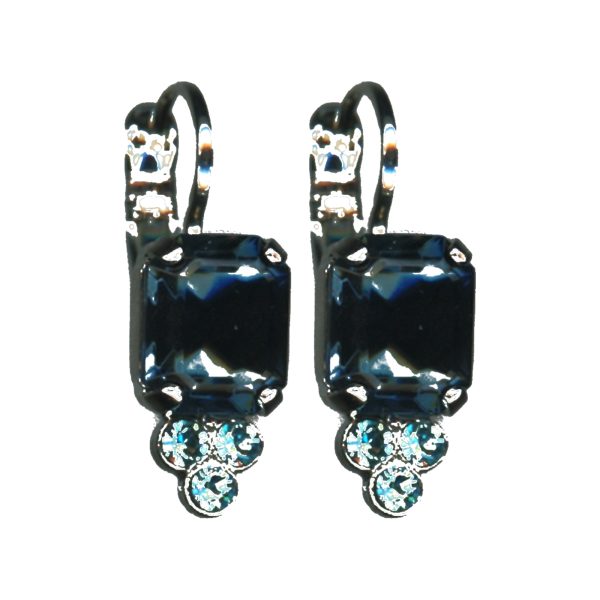 Earrings By Mariana Woman Charming Montana and Teal Swarovski Crystals