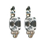 Earrings By Mariana Woman Lovely Opal and Golden Shadow Swarovski Crystals