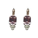 Earrings By Mariana Woman Timeless Opal and Rose Swarovski Crystals - Image 2