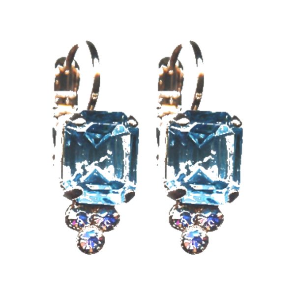 Earrings By Mariana Woman Distinctive Crystal Tabac Swarovski Crystals