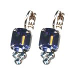 Earrings By Mariana Woman Distinctive Lt.Olive Swarovski Crystals - Image 2