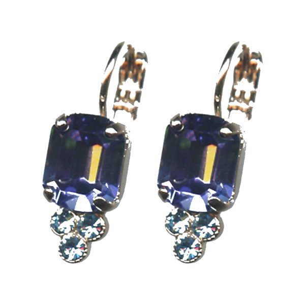 Earrings By Mariana Woman Distinctive Lt.Olive Swarovski Crystals