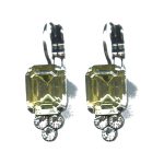 Earrings By Mariana Woman Classic Jonquil and Crystal Swarovski Crystals - Image 2