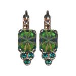 Earrings By Mariana Woman Luminous Vitrail Medium and Blue Zircon Swarovski Crystals - Image 2