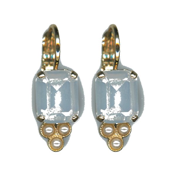 Earrings By Mariana Woman Romantic Pearl and 001 (crystal) Swarovski Crystals
