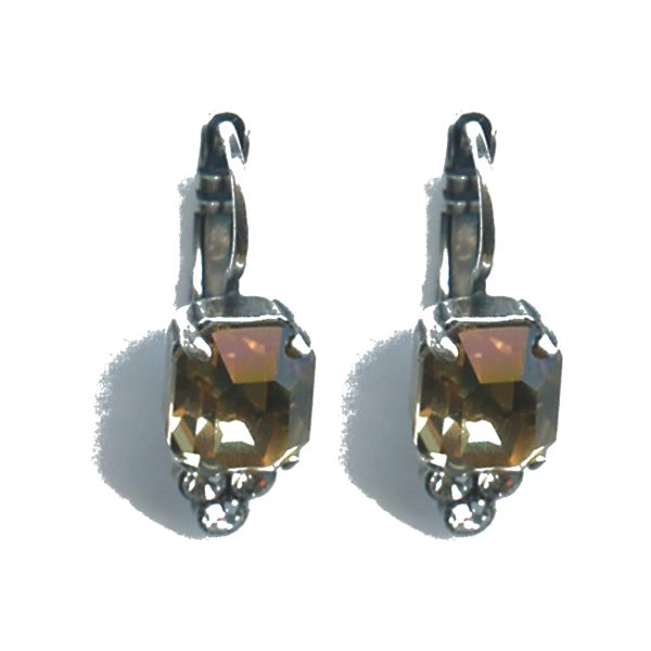 Earrings By Mariana Woman Captivating Blue and Crystal Swarovski Crystals