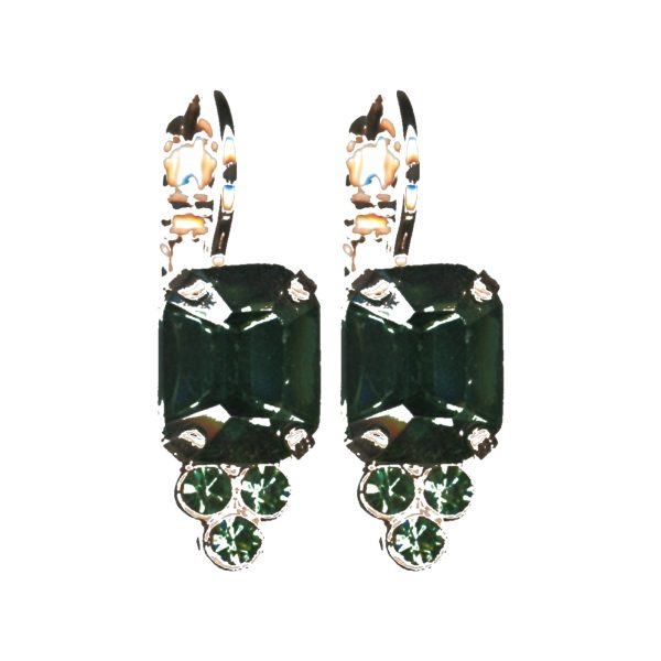 Earrings By Mariana Woman Fashionable Gr.Turmaline Swarovski Crystals