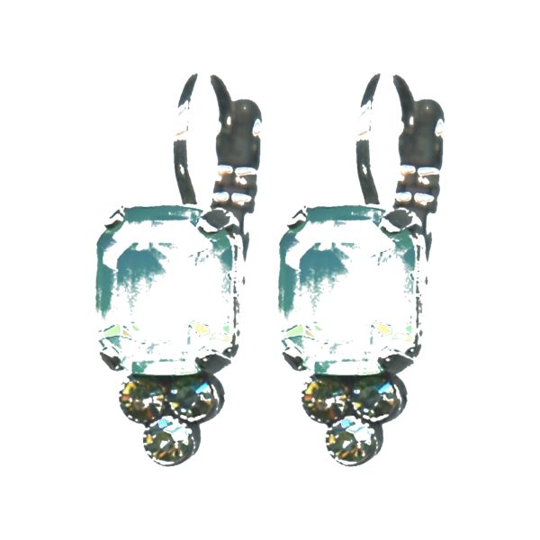 Earrings By Mariana Woman Eye-Catching Opal Swarovski Crystals