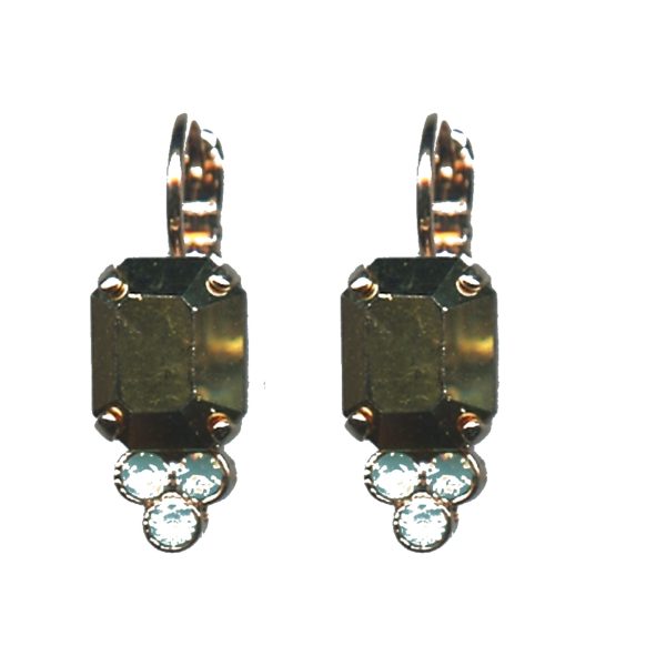 Earrings By Mariana Woman Dazzling Opal and Crystals: Red Swarovski Crystals