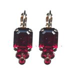 Earrings By Mariana Woman Sparkling Ruby Swarovski Crystals - Image 2