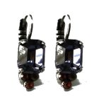 Earrings by Mariana Woman Alluring Red and Tanzanite Swarovski Crystals