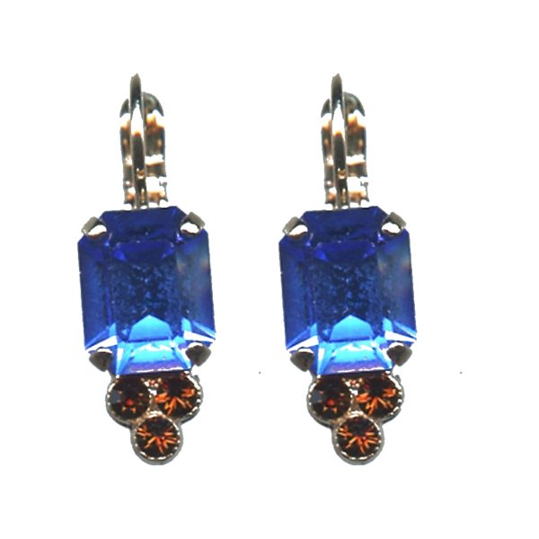 Earrings By Mariana Woman Fashionable Topaz Swarovski Crystals
