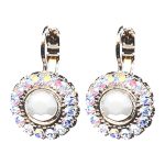 Earrings By Mariana Woman Sparkling Chalk White Swarovski Crystals - Image 2