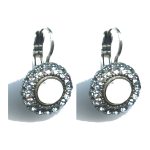 Earrings By Mariana Woman Dazzling Opal and Shell Swarovski Crystals - Image 2