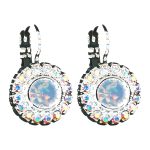 Earrings By Mariana Woman Elegant Opal and Vintage Rose Swarovski Crystals