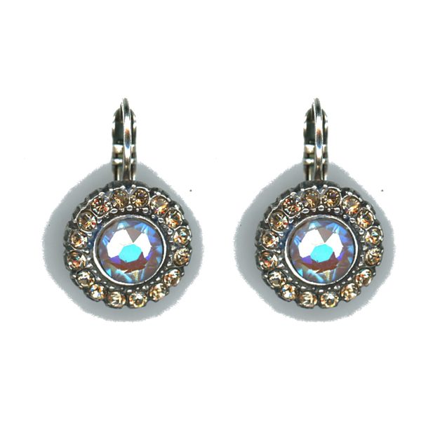 Earrings By Mariana Woman Feminine Pearl and Moonlight Swarovski Crystals