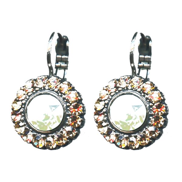 Earrings By Mariana Woman Lovely Cobalt Swarovski Crystals