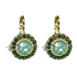 Earrings By Mariana Woman Chic Opal and Blue Zircon Swarovski Crystals - Image 2
