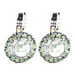 Earrings By Mariana Woman Glamorous Mint and Green Swarovski Crystals - Image 2