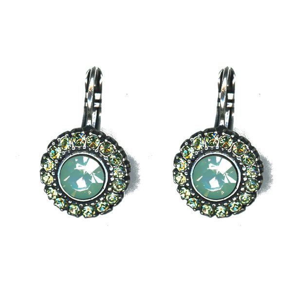 Earrings By Mariana Woman Beautiful Opal and Peridot Swarovski Crystals