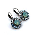 Earrings By Mariana Woman Modern Opal and Paradise Swarovski Crystals - Image 2