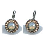 Earrings By Mariana Woman Sparkling Opal and Light Colorado Topaz Swarovski Crystals