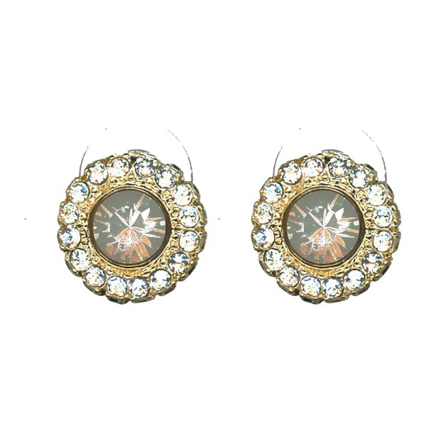 Earrings By Mariana Woman Romantic Topaz and Light Azure Swarovski Crystals