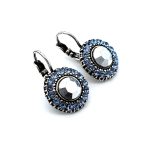 Earrings By Mariana Woman Lovely AB and Sapphire Swarovski Crystals - Image 2