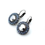 Earrings By Mariana Woman Lovely AB and Sapphire Swarovski Crystals - Image 3