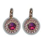 Earrings By Mariana Woman Modern Opal and 001AB (crystal aurora borealsis) Swarovski Crystals - Image 2