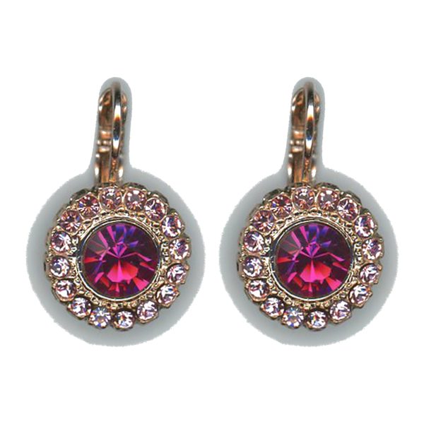 Earrings By Mariana Woman Modern Opal and 001AB (crystal aurora borealsis) Swarovski Crystals