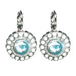 Earrings By Mariana Woman Charming Opal and and Chrysolite Swarovski Crystals