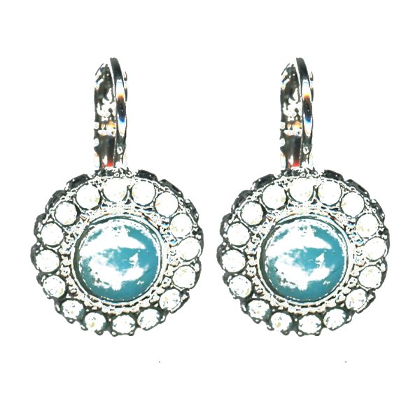 Earrings By Mariana Woman Charming Opal and and Chrysolite Swarovski Crystals