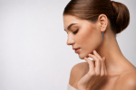 Earrings By Mariana Woman Beautiful Dangling Tanzanite Swarovski Crystals - Image 3