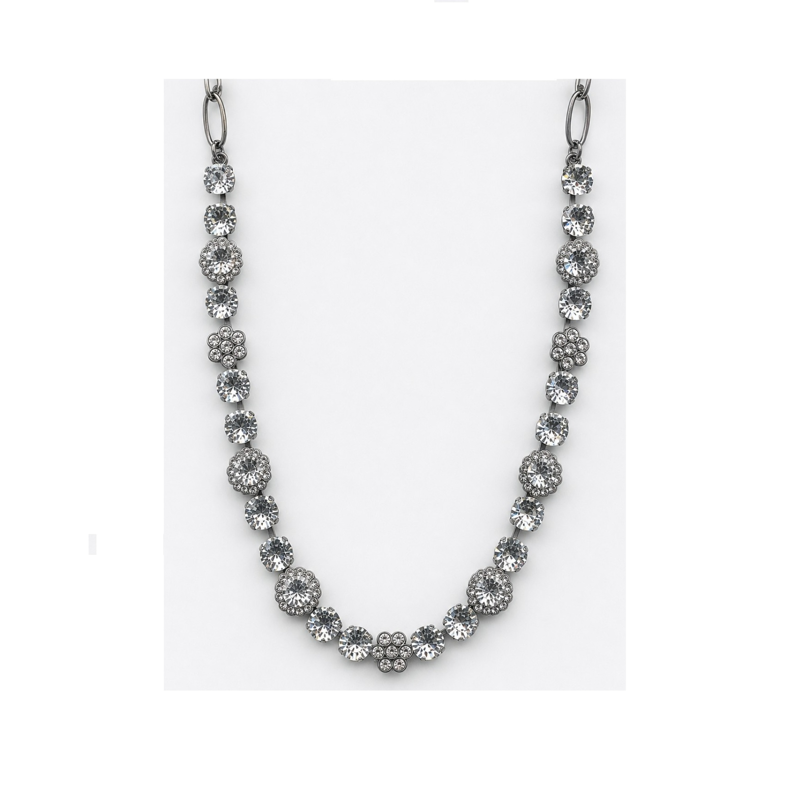N-3173-4-001001-SP Necklace By Mariana Woman Charming Clear Swarovski Crystals - Image 1