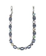 Necklace By Mariana Woman Sparkling Gray and Champagne Swarovski Crystals