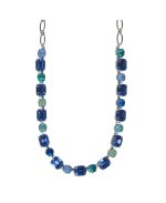 Necklace By Mariana Woman Vibrant Blue Zircon and Turquoise Swarovski Crystals