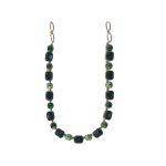 Necklace By Mariana Woman Fashionable Champagne and Gray Swarovski Crystals