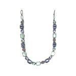 Necklace By Mariana Woman Charming Seafoam and Violet Swarovski Crystals