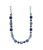Necklace By Mariana Woman Timeless Tanzanite and Royal Blue Swarovski Crystals
