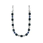 Necklace By Mariana Woman Beautiful Montana Blue and Peach Swarovski Crystals